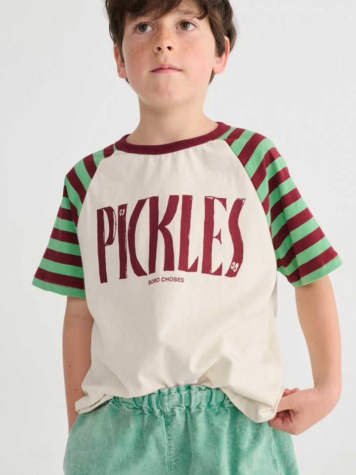 Spicy Pickles raglan T-shirt