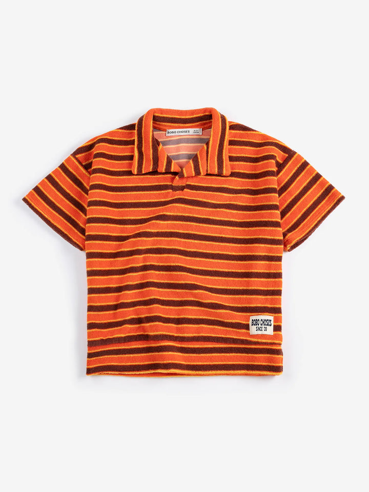Polo de ris Striped Brick