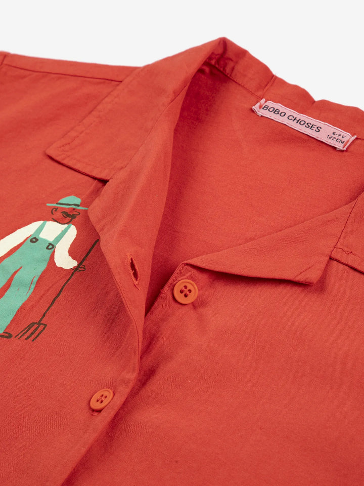 Farm Adventure 우븐 셔츠