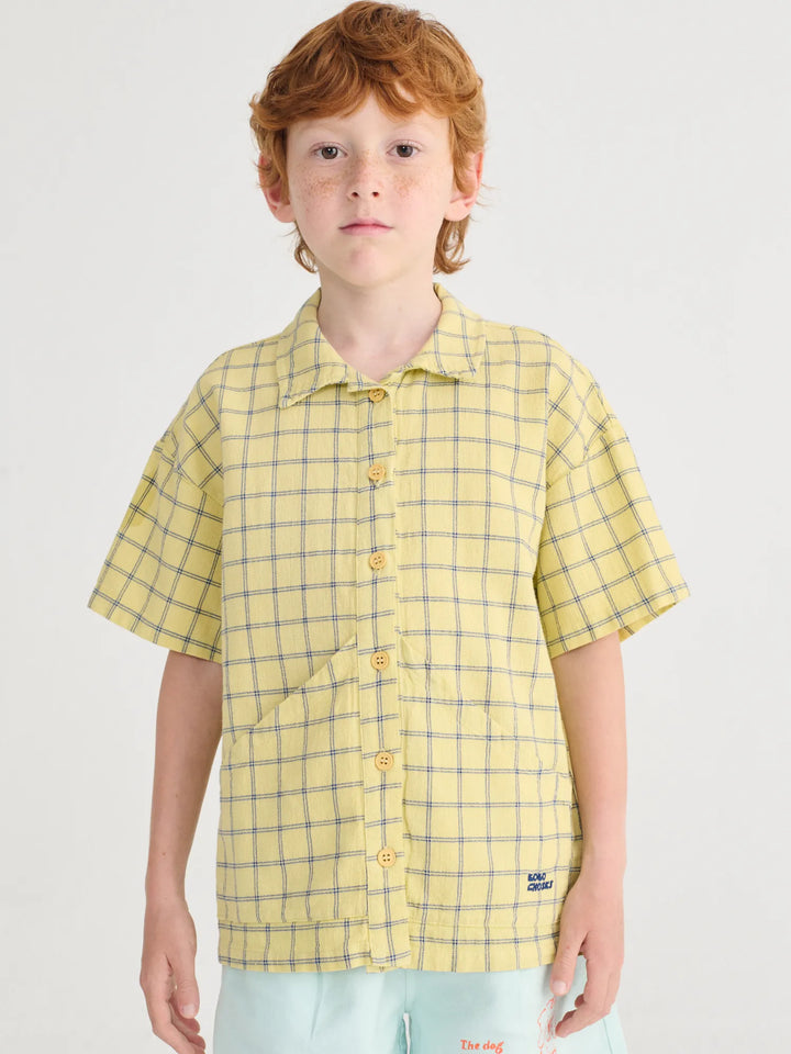 Spicy Window Pane woven shirt