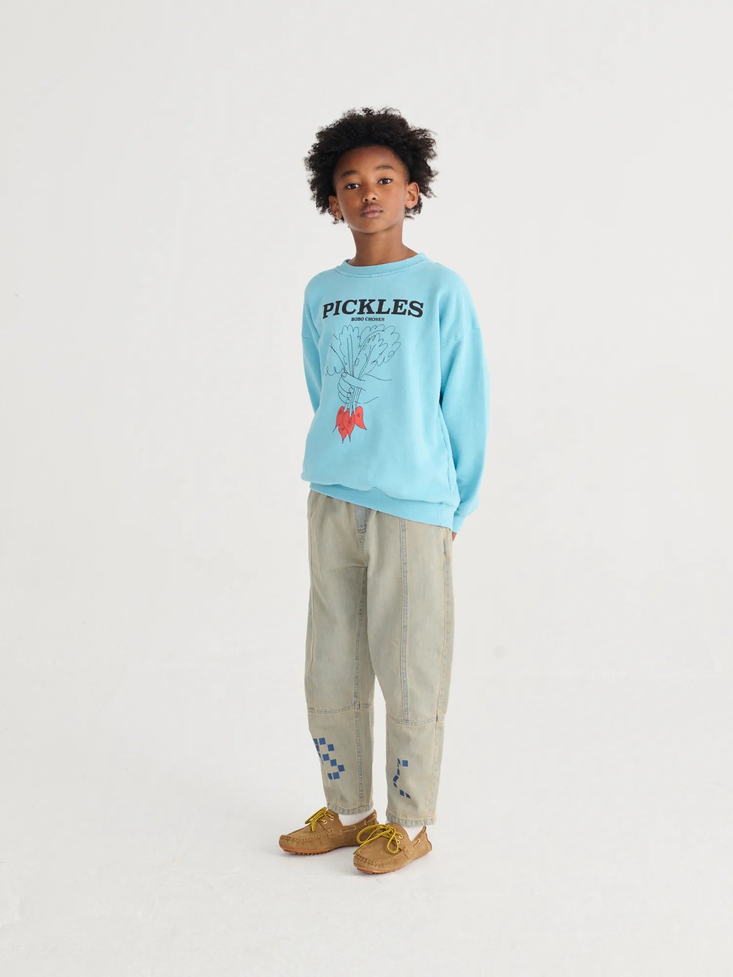 Bunch Of Vegetables sweatshirt | Bobo Choses for Kid Bunch Of Vegetables sweatshirt | Bobo Choses for Kid