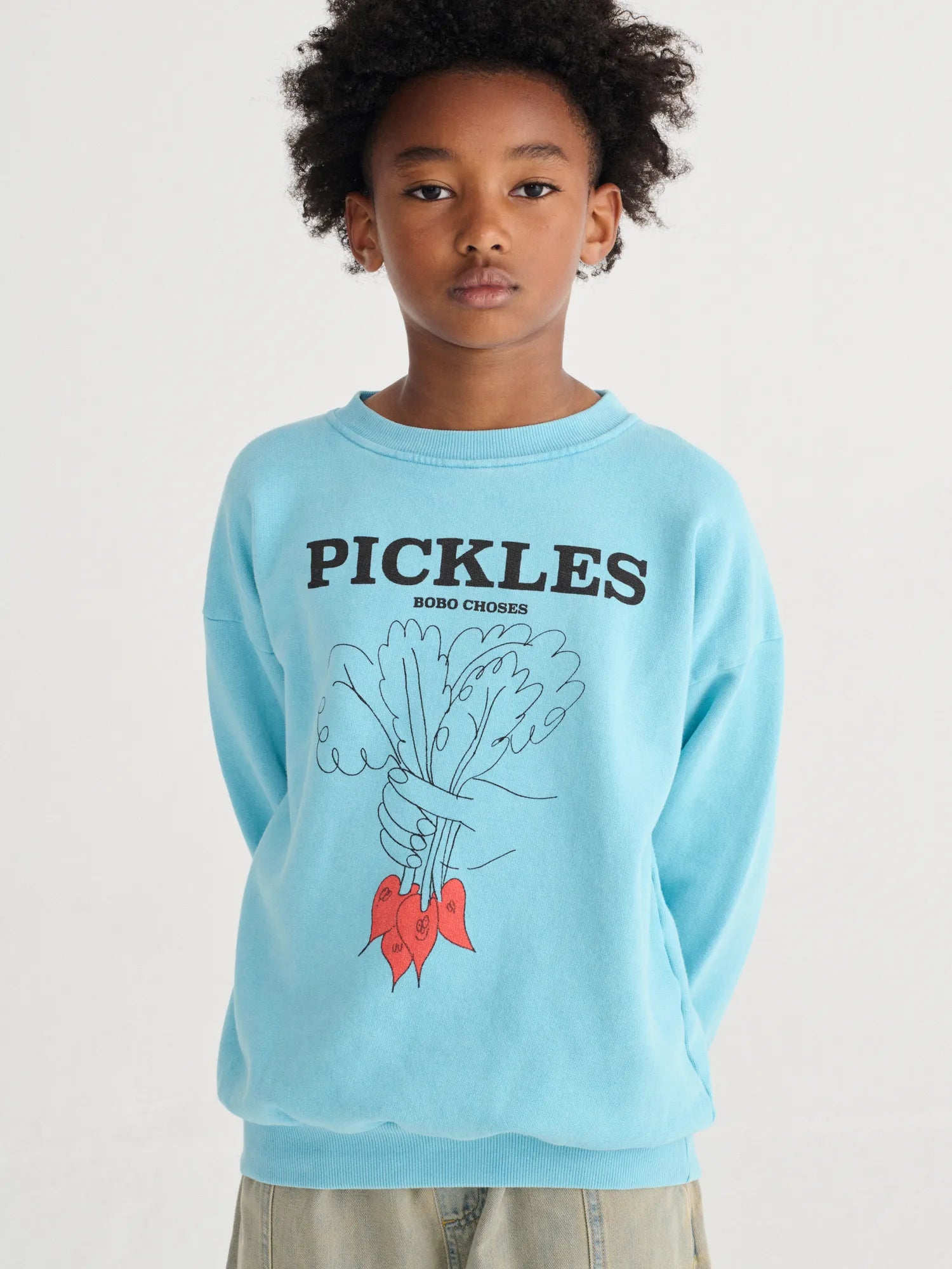 Bunch Of Vegetables sweatshirt | Bobo Choses for Kid