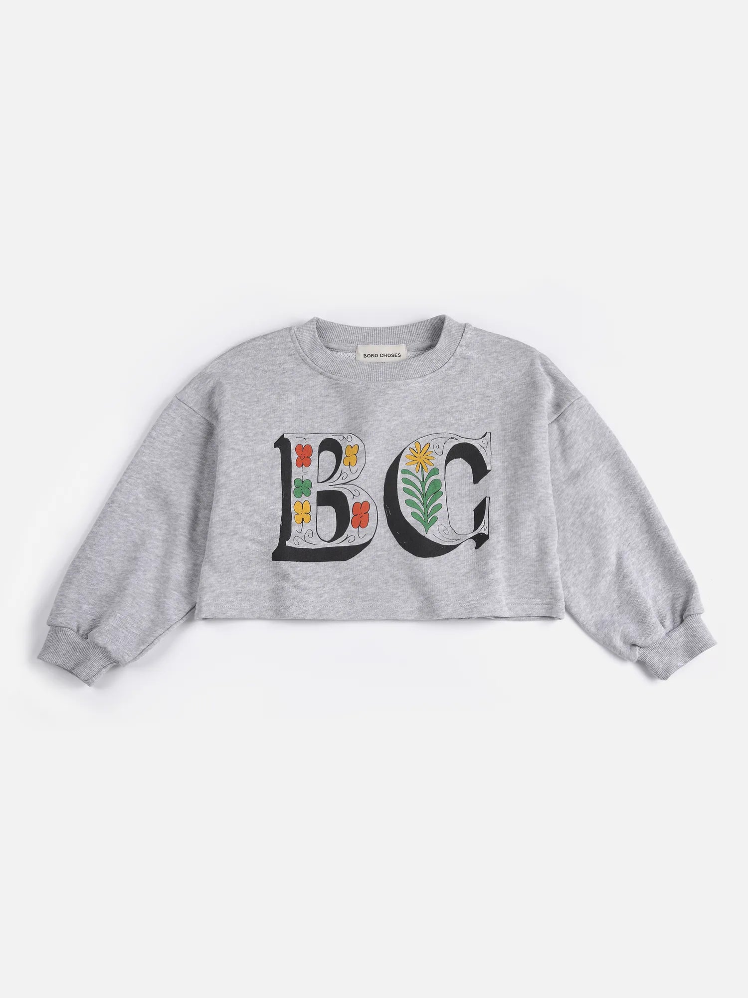 Spring Letters cropped sweatshirt | Bobo Choses for Kid