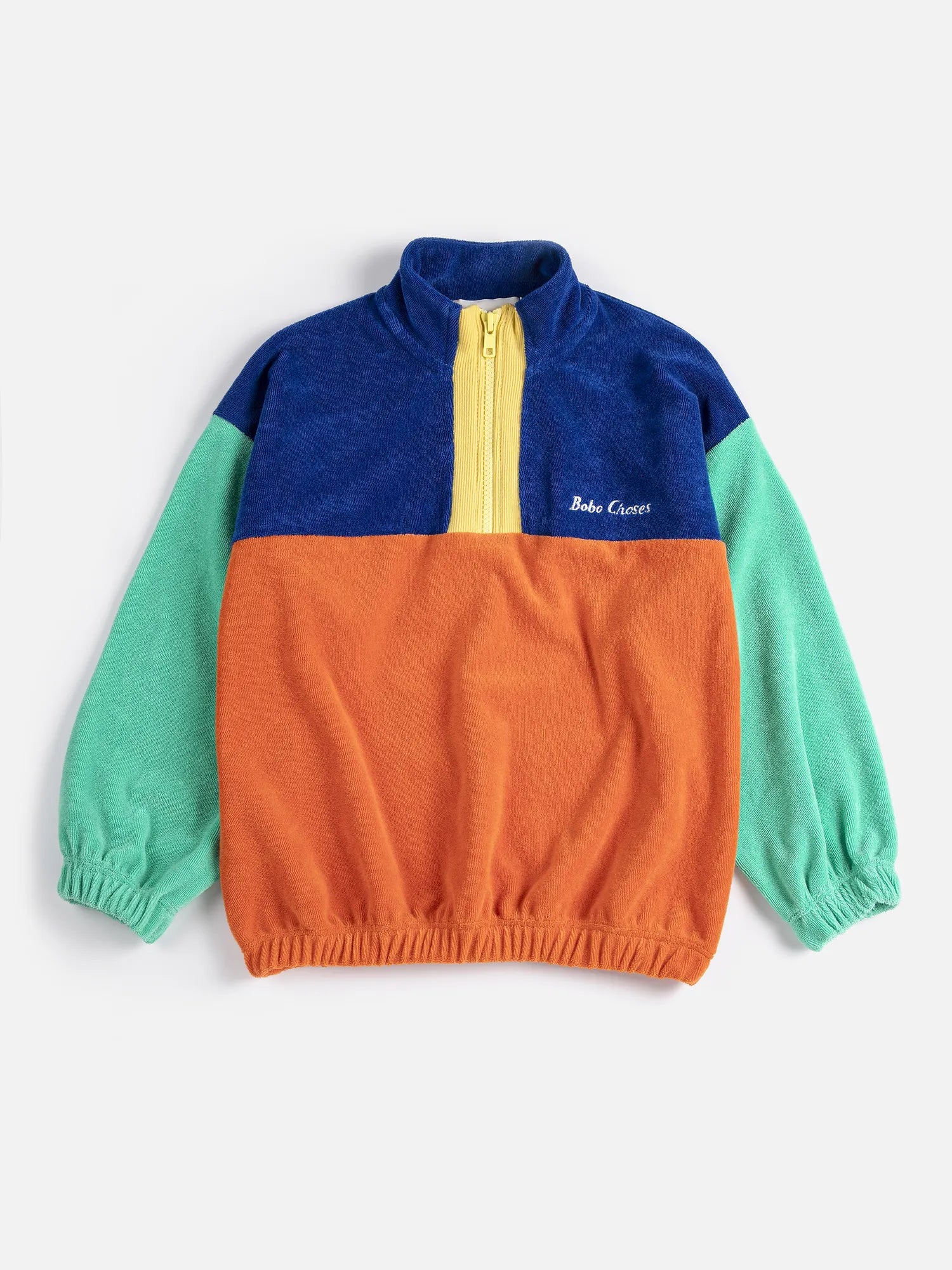 Bobo Choses color block zipped sweatshirt | Bobo Choses for Kid
