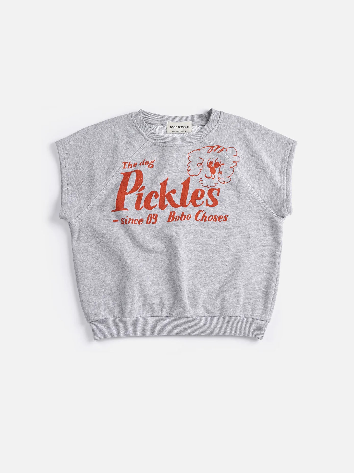 Pickles The Dog sleeveless sweatshirt