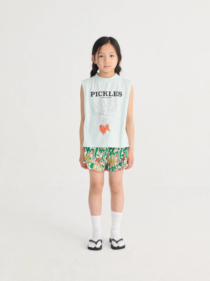 Color Herbalist all over woven shorts