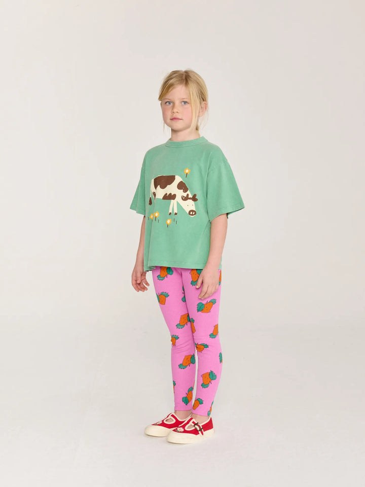 Tangerine all over leggings