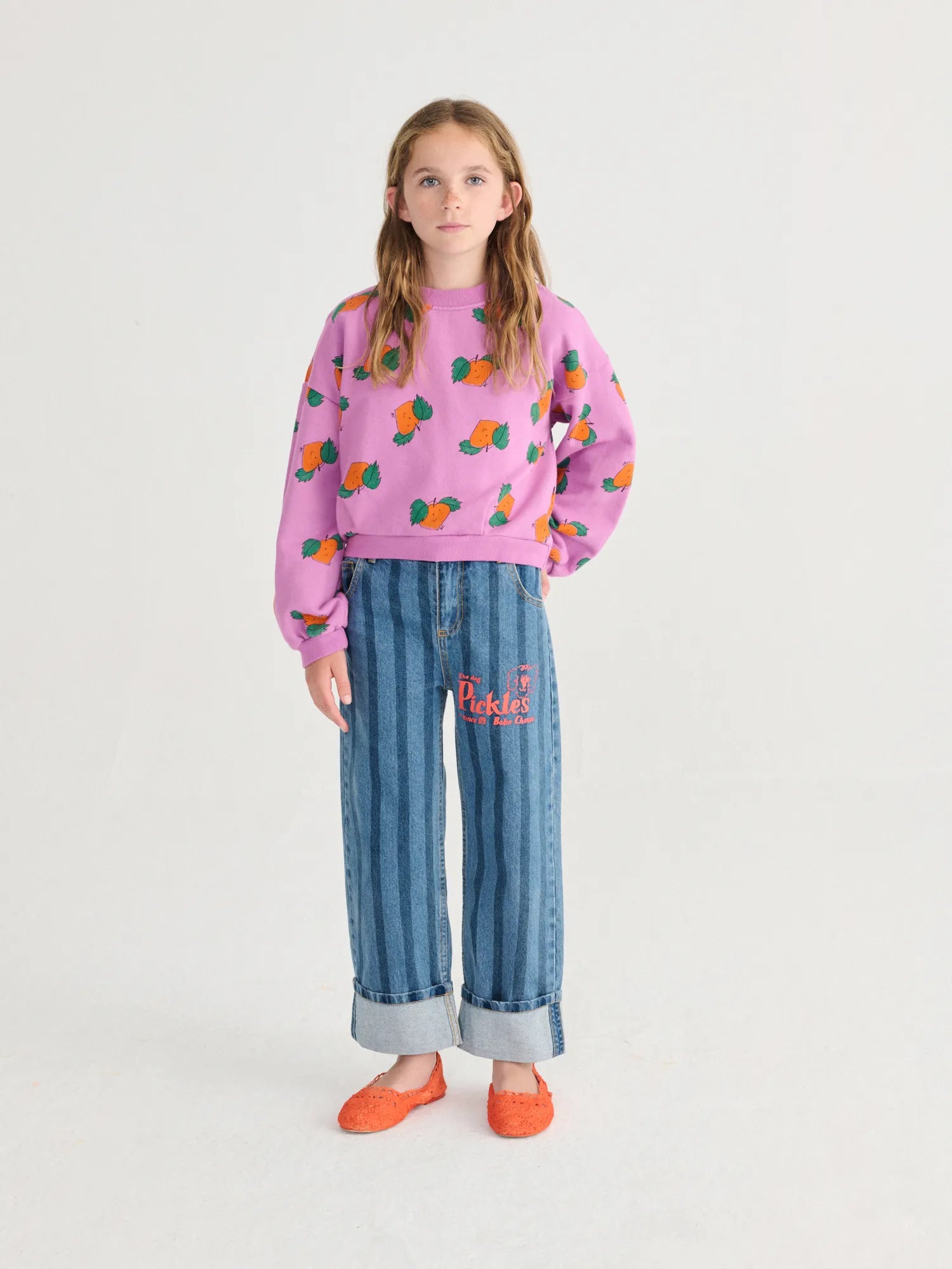 Pickles The Dog Striped denim pants | Bobo Choses for Kid Pickles The Dog Striped denim pants | Bobo Choses for Kid
