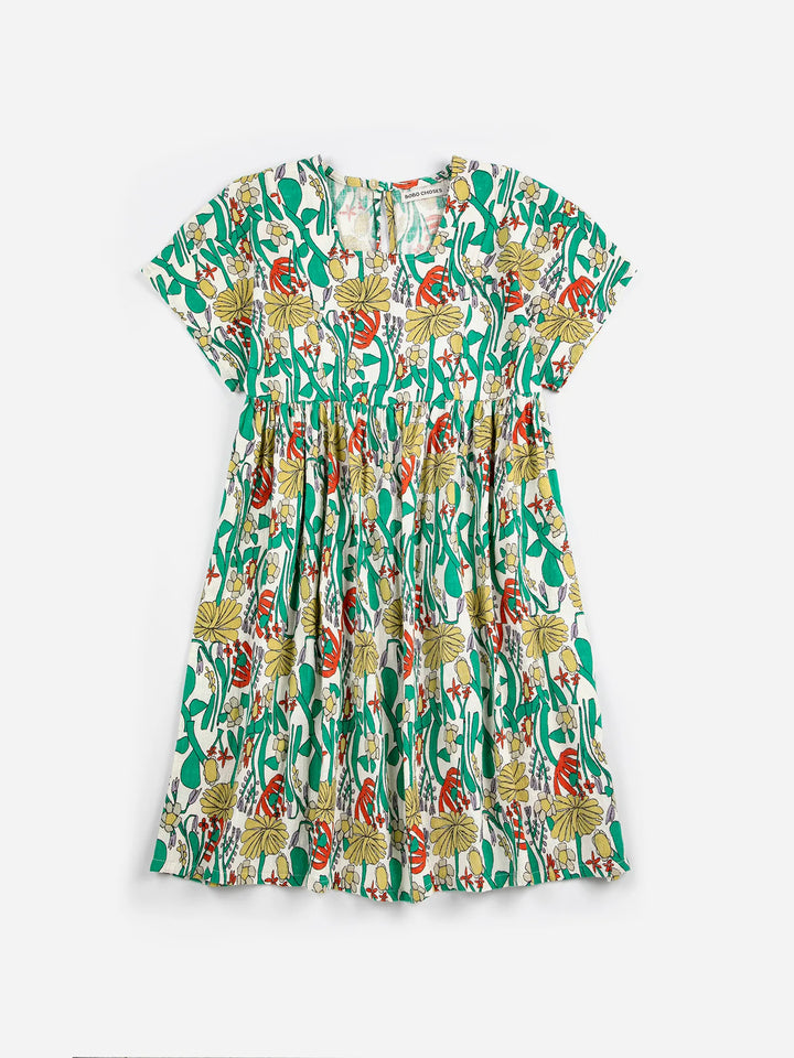 Color Herbalist all over woven dress