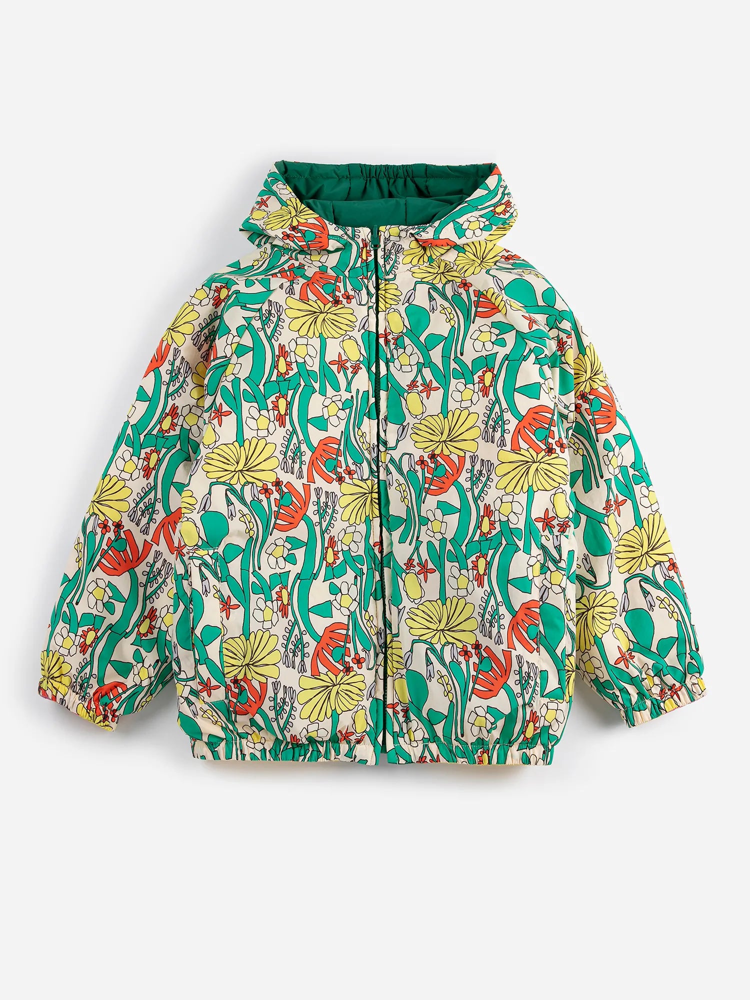 Color Herbalist all over reversible light anorak | Bobo Choses for Kid