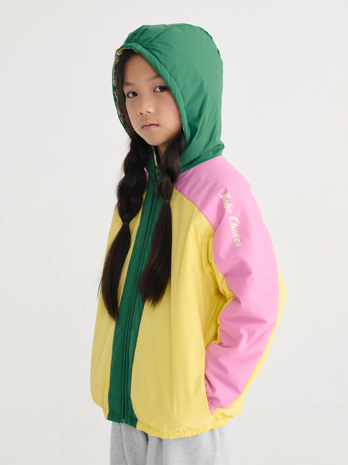 Color Herbalist all over reversible light anorak