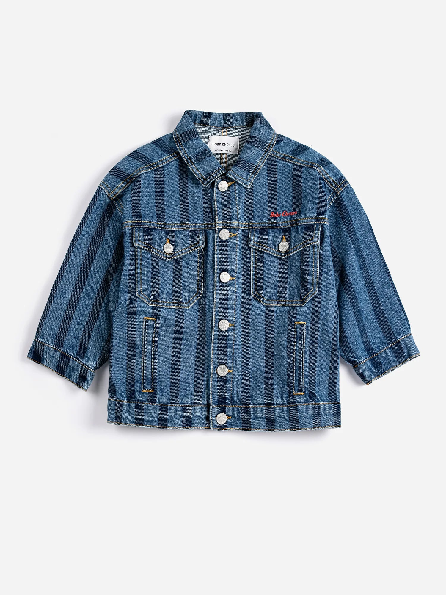 Bobo Choses Striped denim jacket | Bobo Choses for Kid