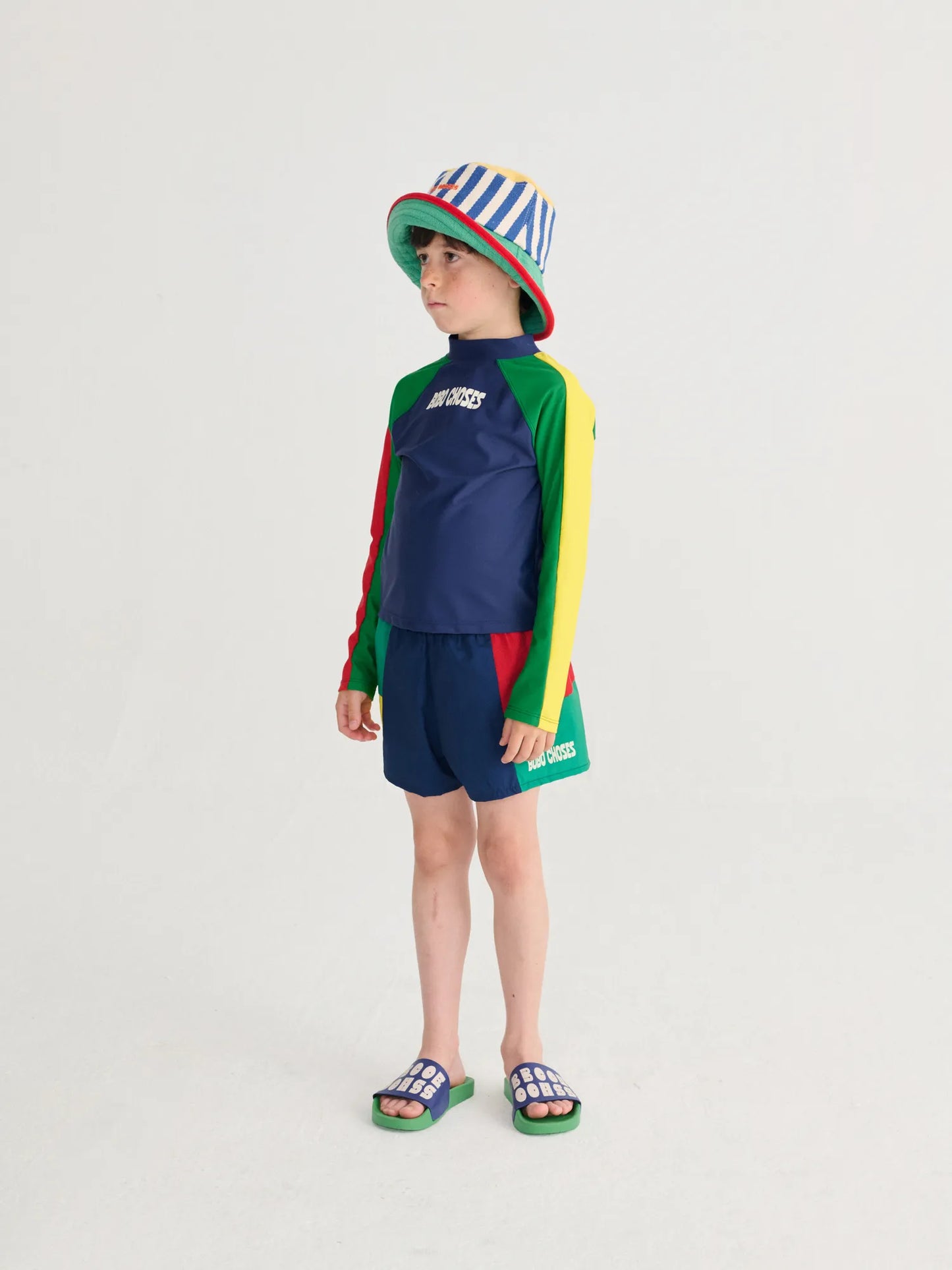 Bobo Choses color block swim T-shirt
