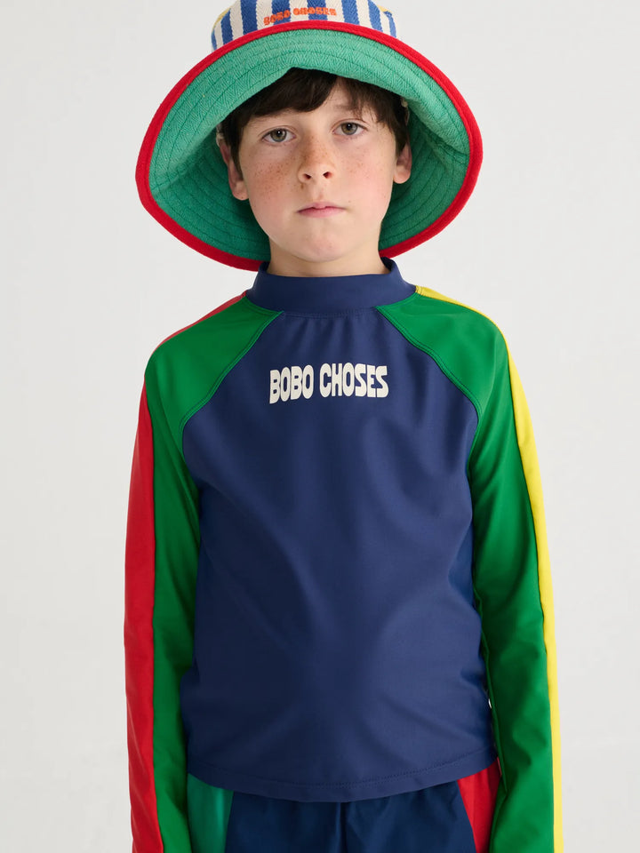Bobo Choses color block swim T-shirt