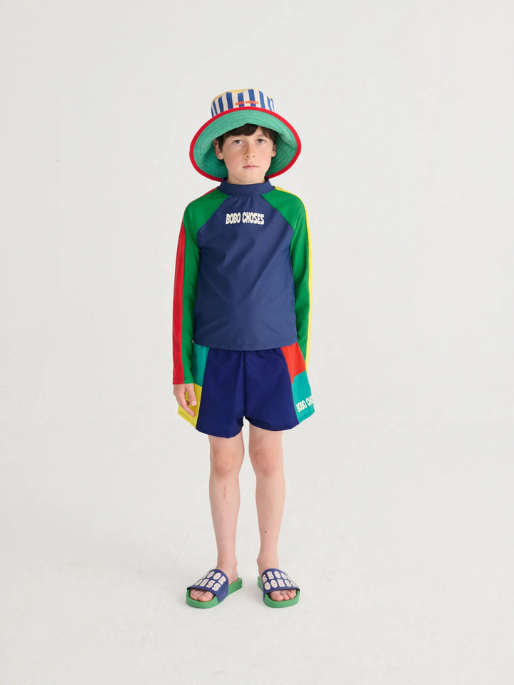 Bobo Choses color block swim trunks