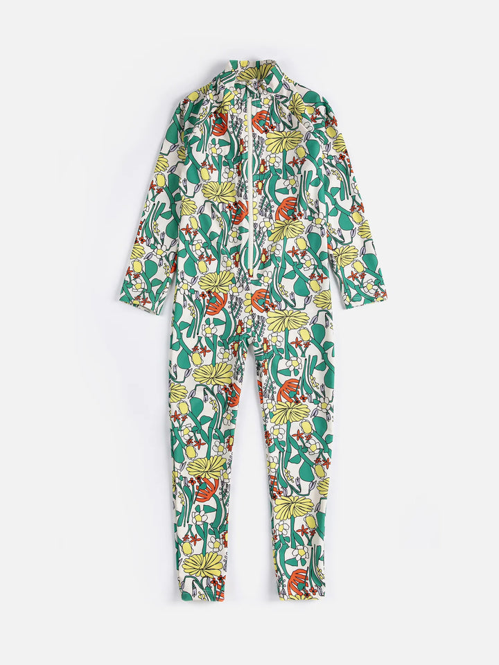 Color Herbalist all over swim overall