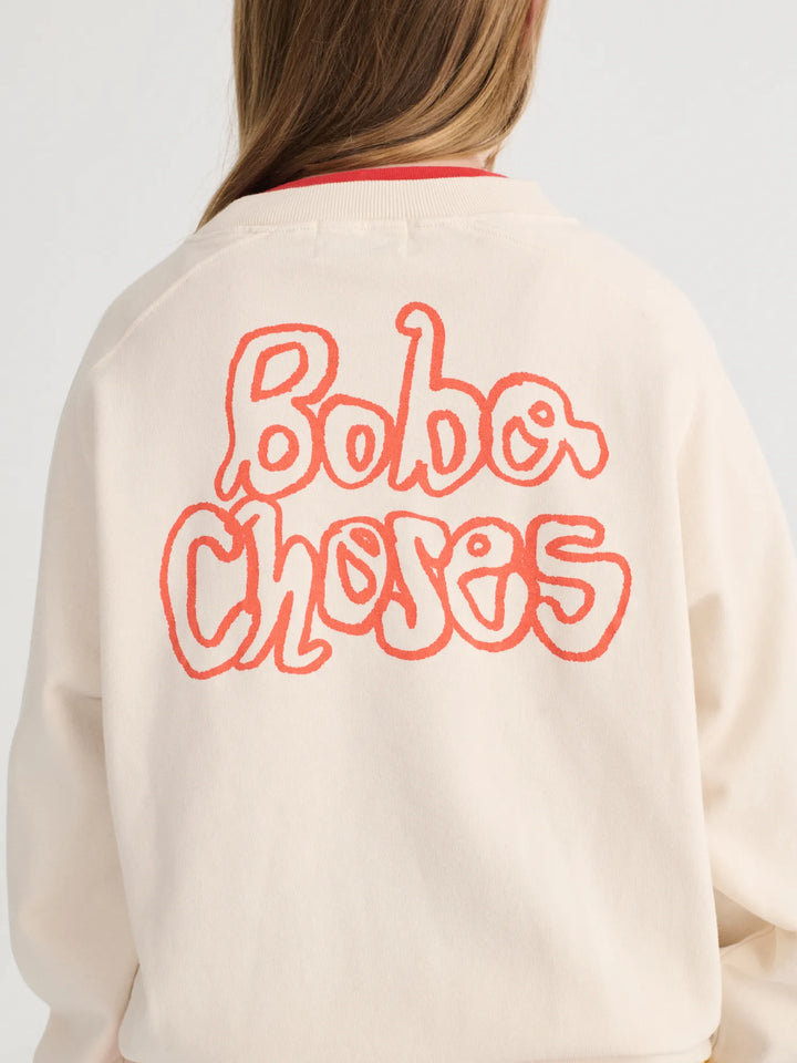 Bobo Choses By Hand 래글런 스웨트셔츠