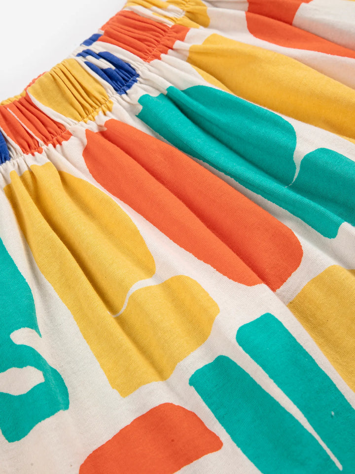 Bobo Choses Color 전체 무늬 스커트