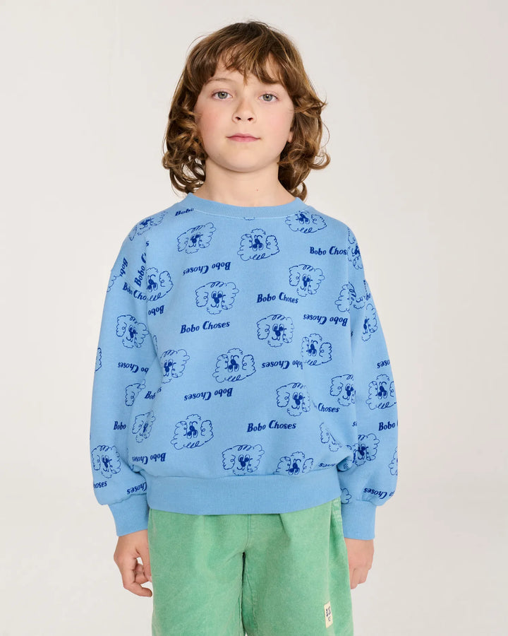 Pickles The Dog all over sweatshirt