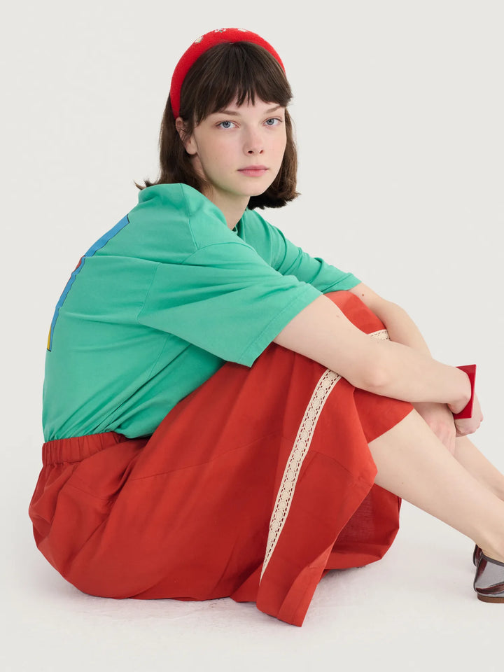 Tea time oversize T-shirt