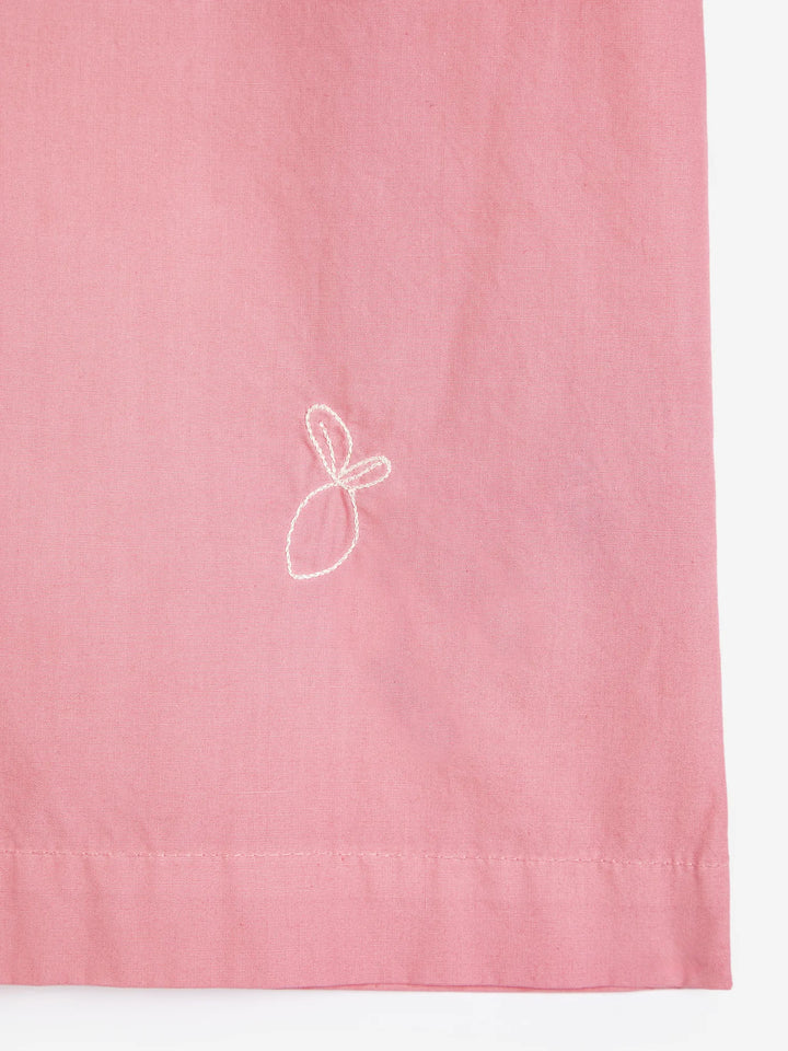 Paper touch cropped blouse