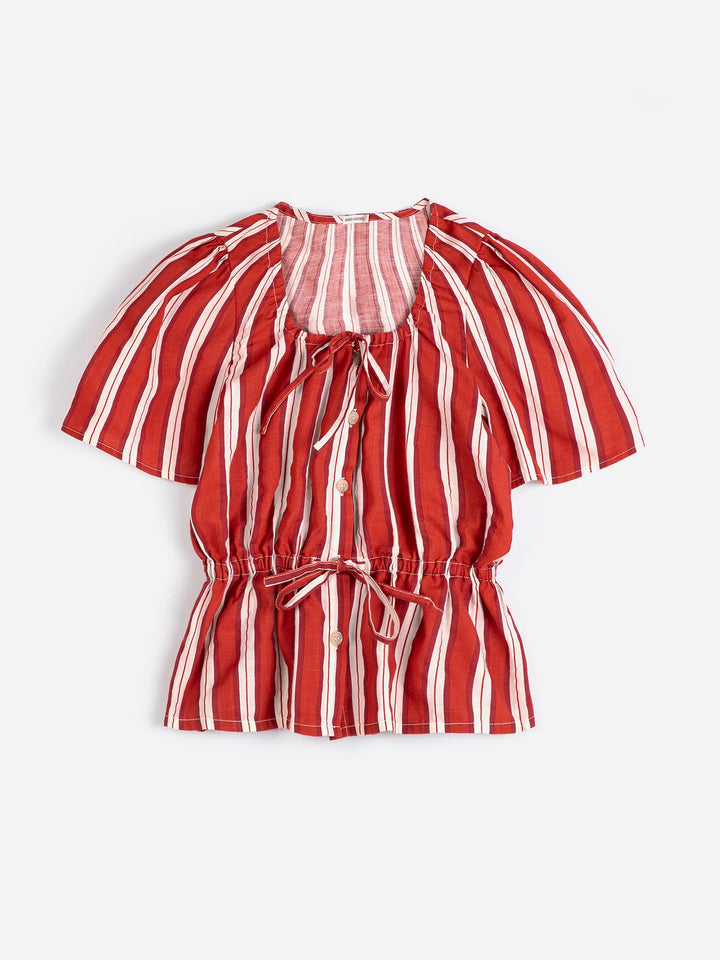 Top pèplum de ratlles