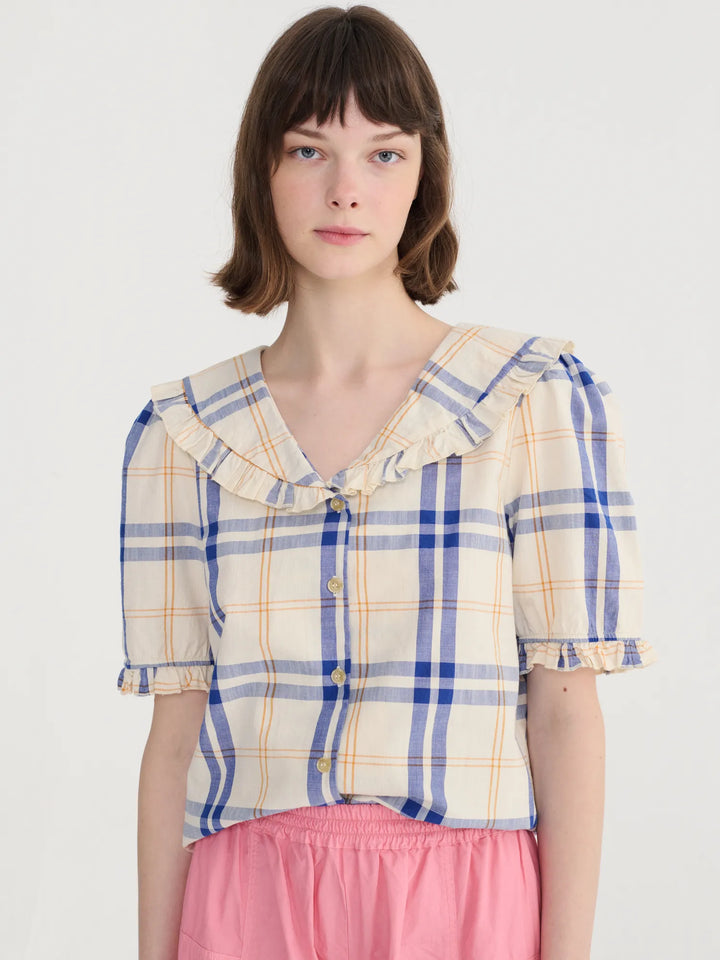 Camisa con cuello Fun Tartan