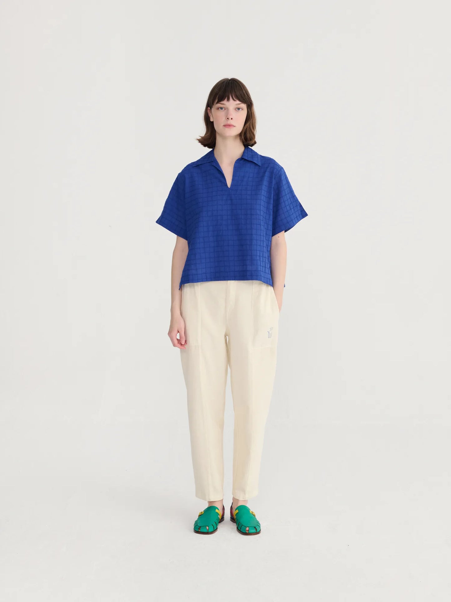 Fantasy cotton straight shirt