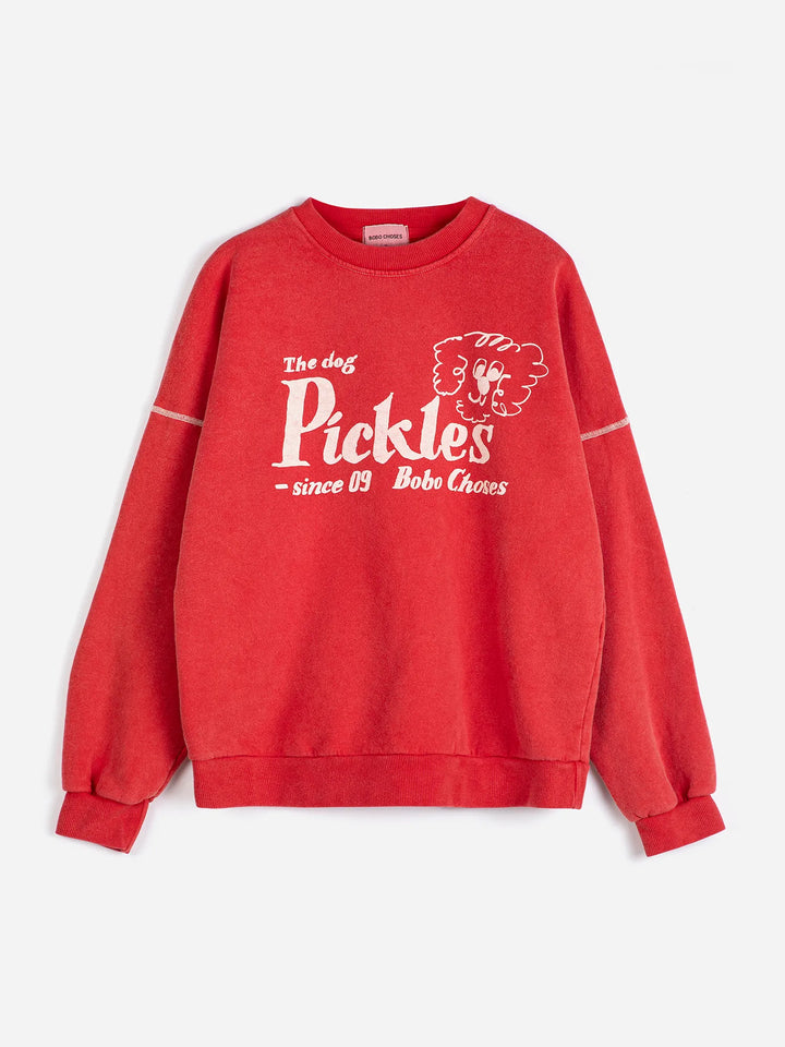 Pickles the Dog relaxed sweatshirt