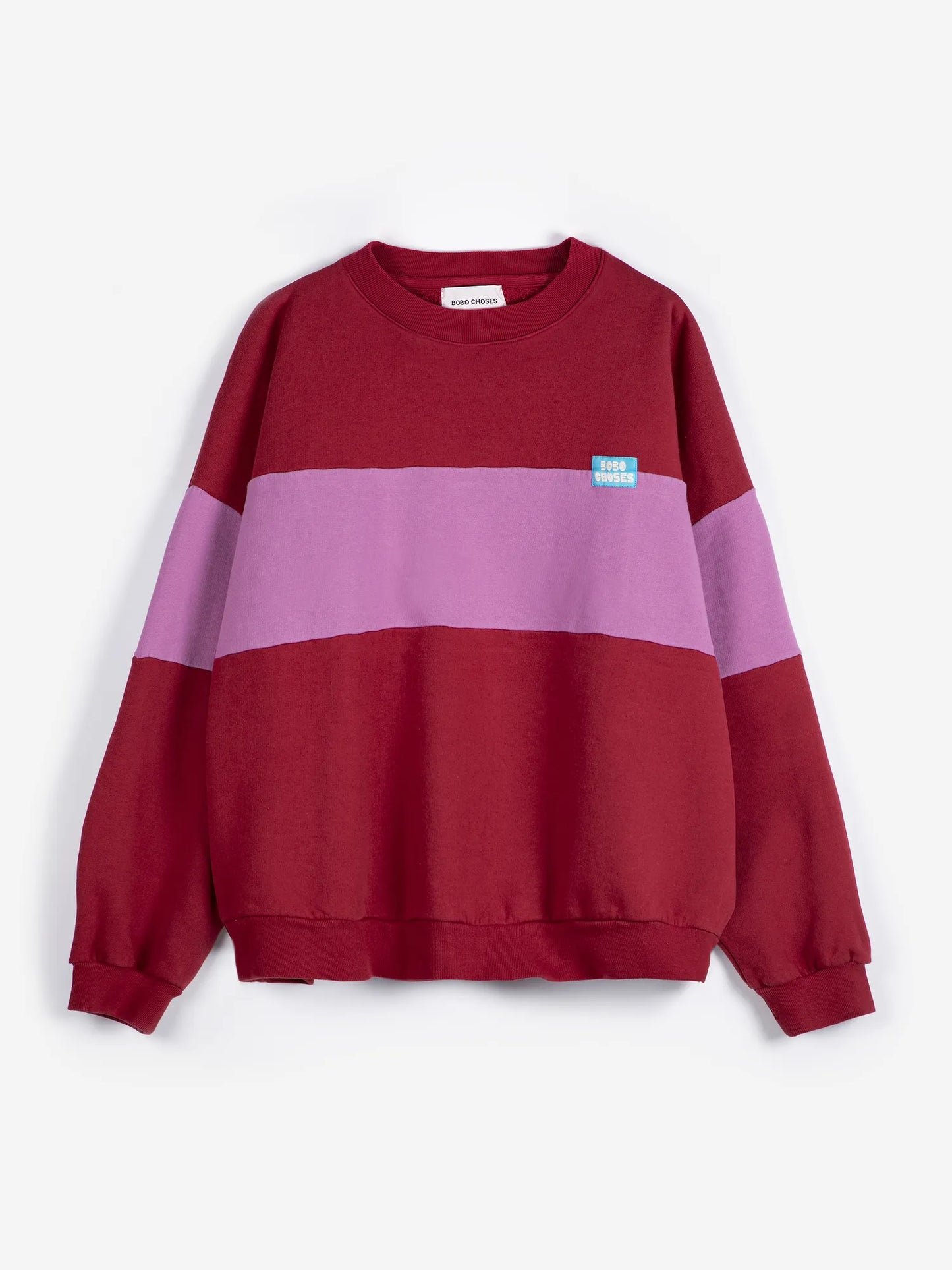 Color block relaxed sweatshirt