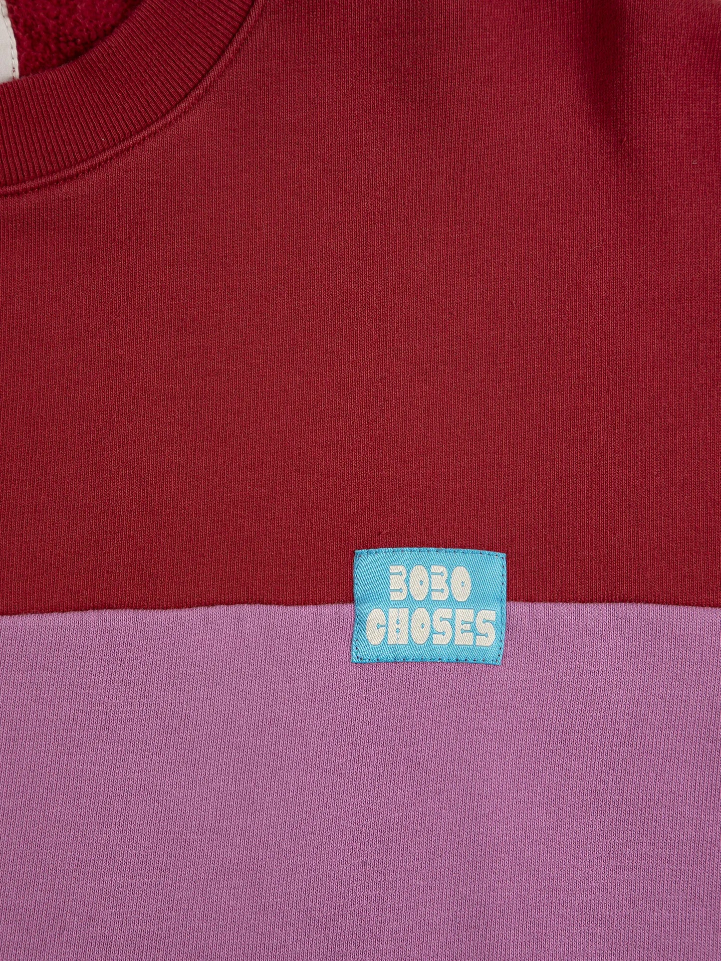 Color block relaxed sweatshirt