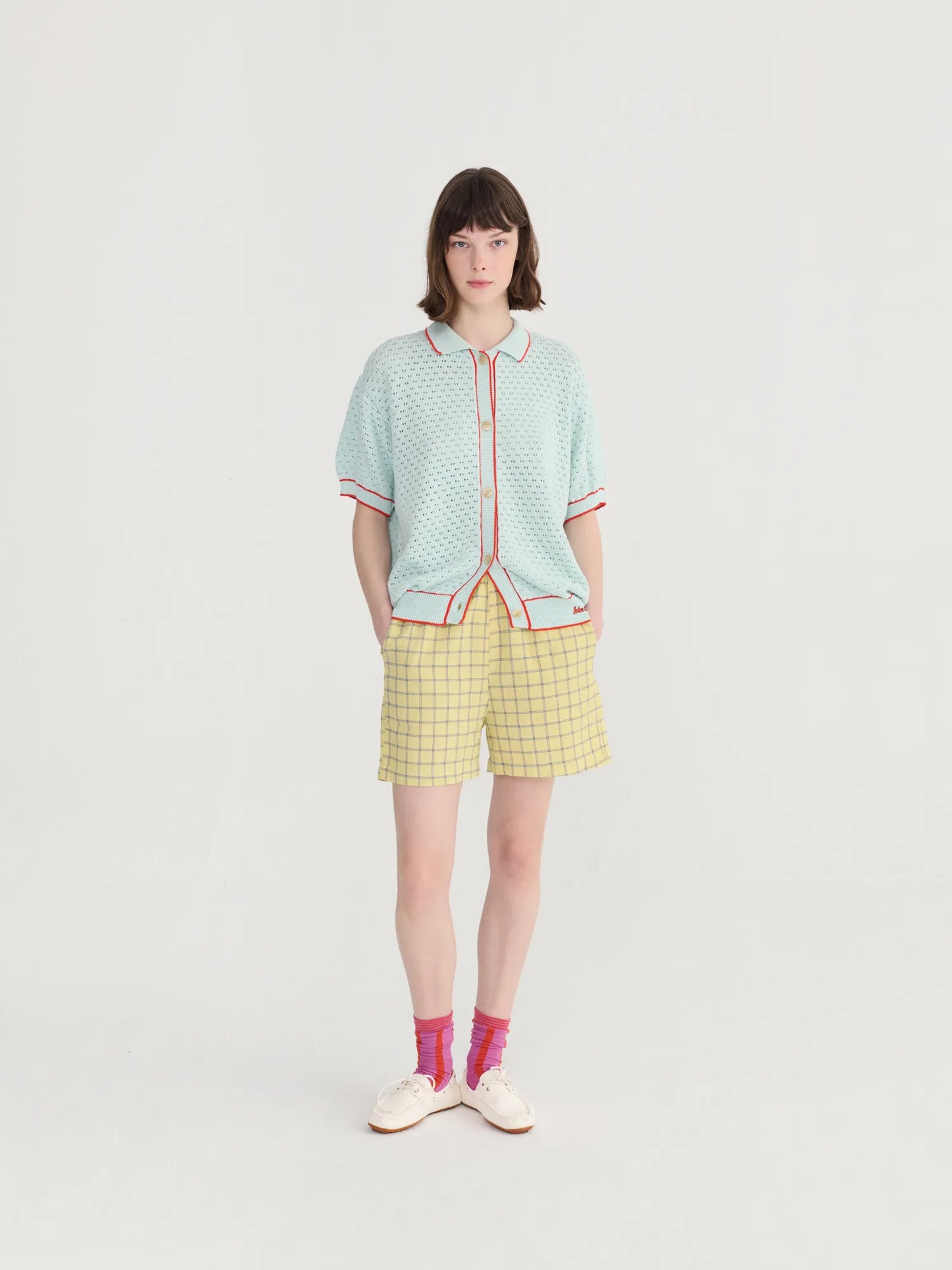 Spicy window bambula crep shorts