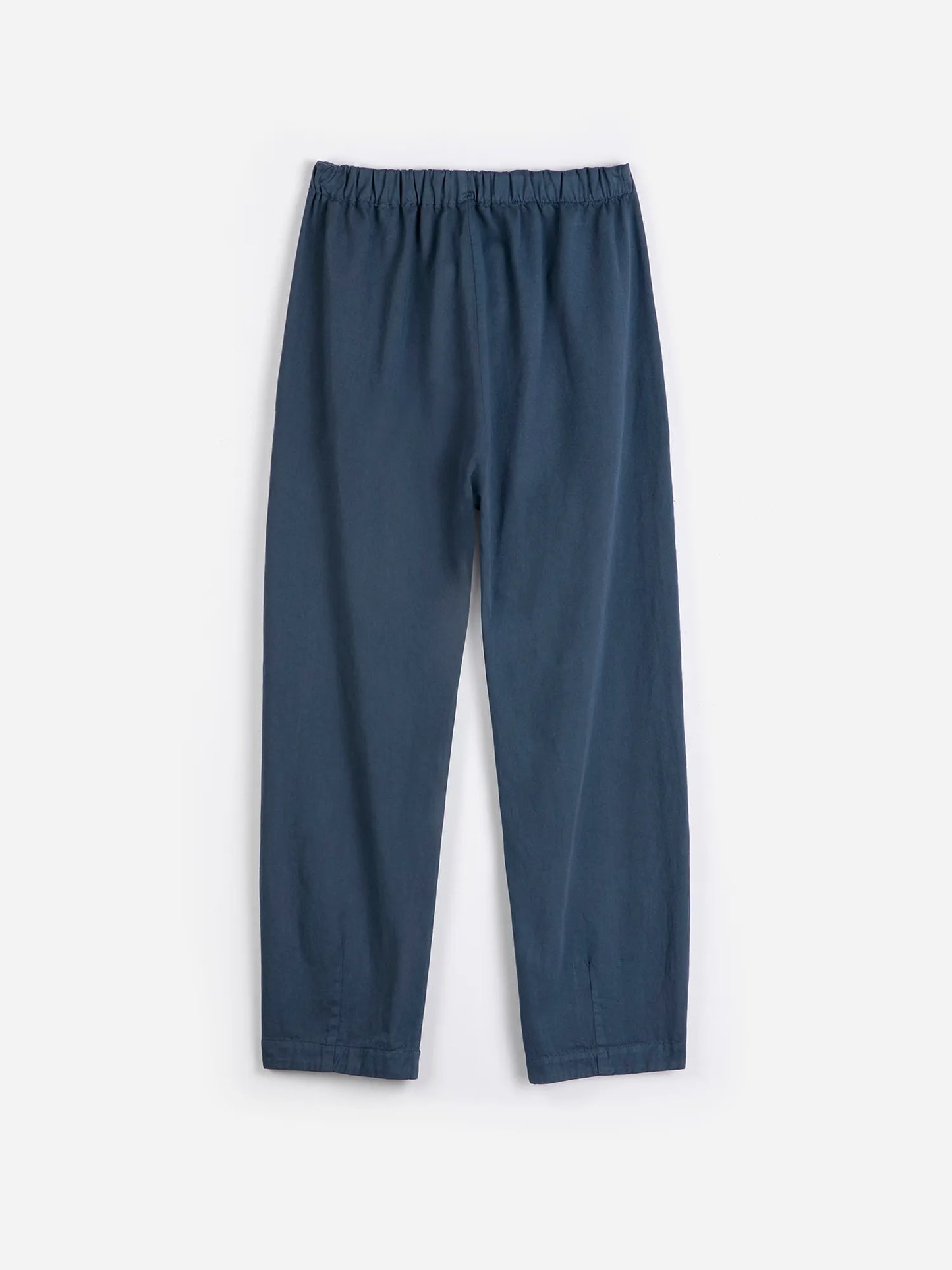 Pleated straight leg trousers