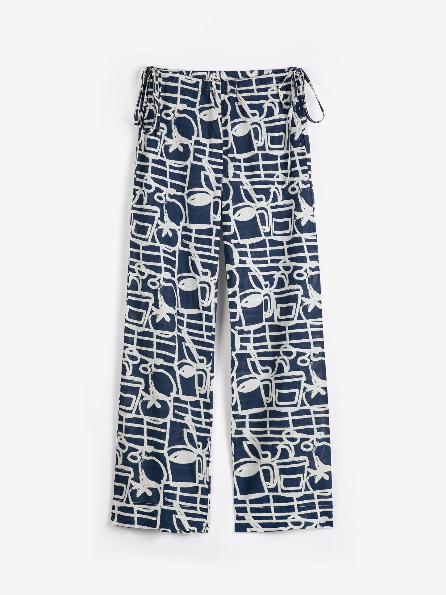 Pantalón de perneras anchas con patrón estampado Cookery Festival