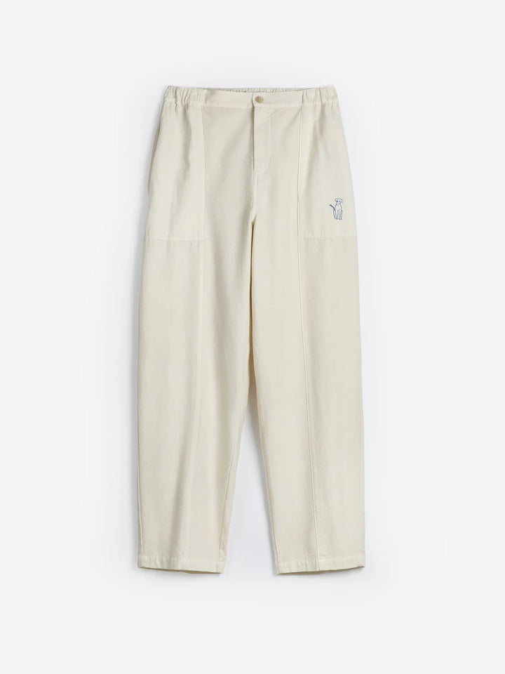 Pantalón de estilo cocoon crudo