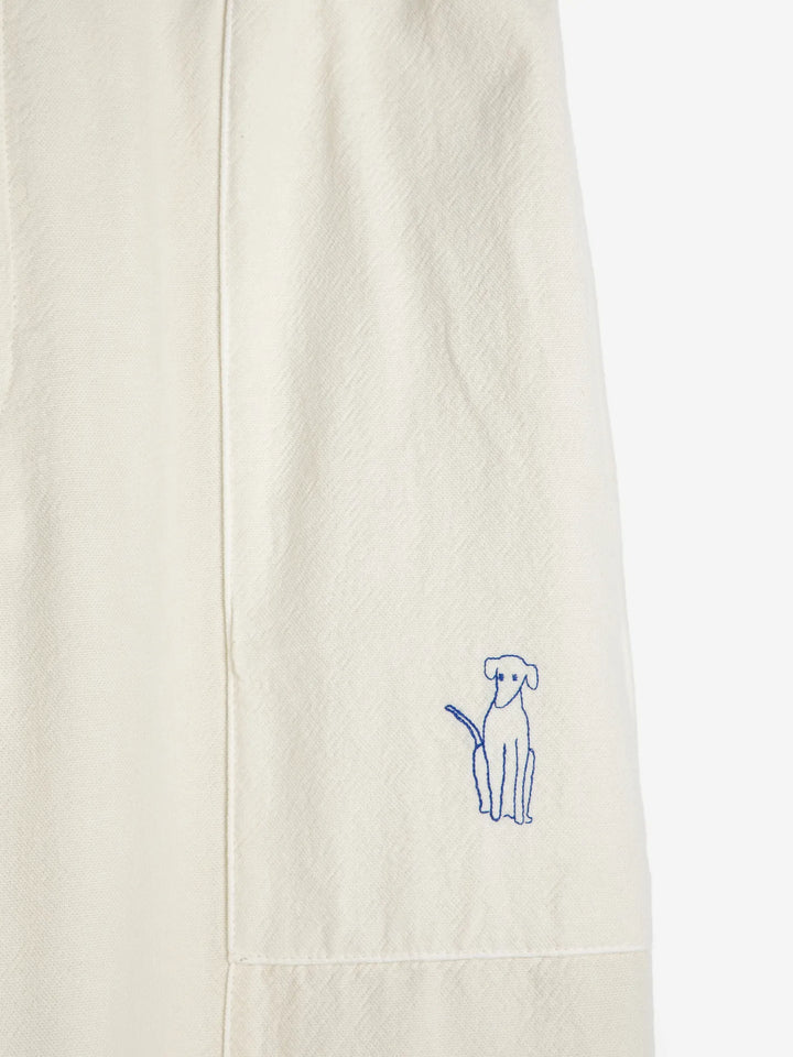 Pantalón de estilo cocoon crudo