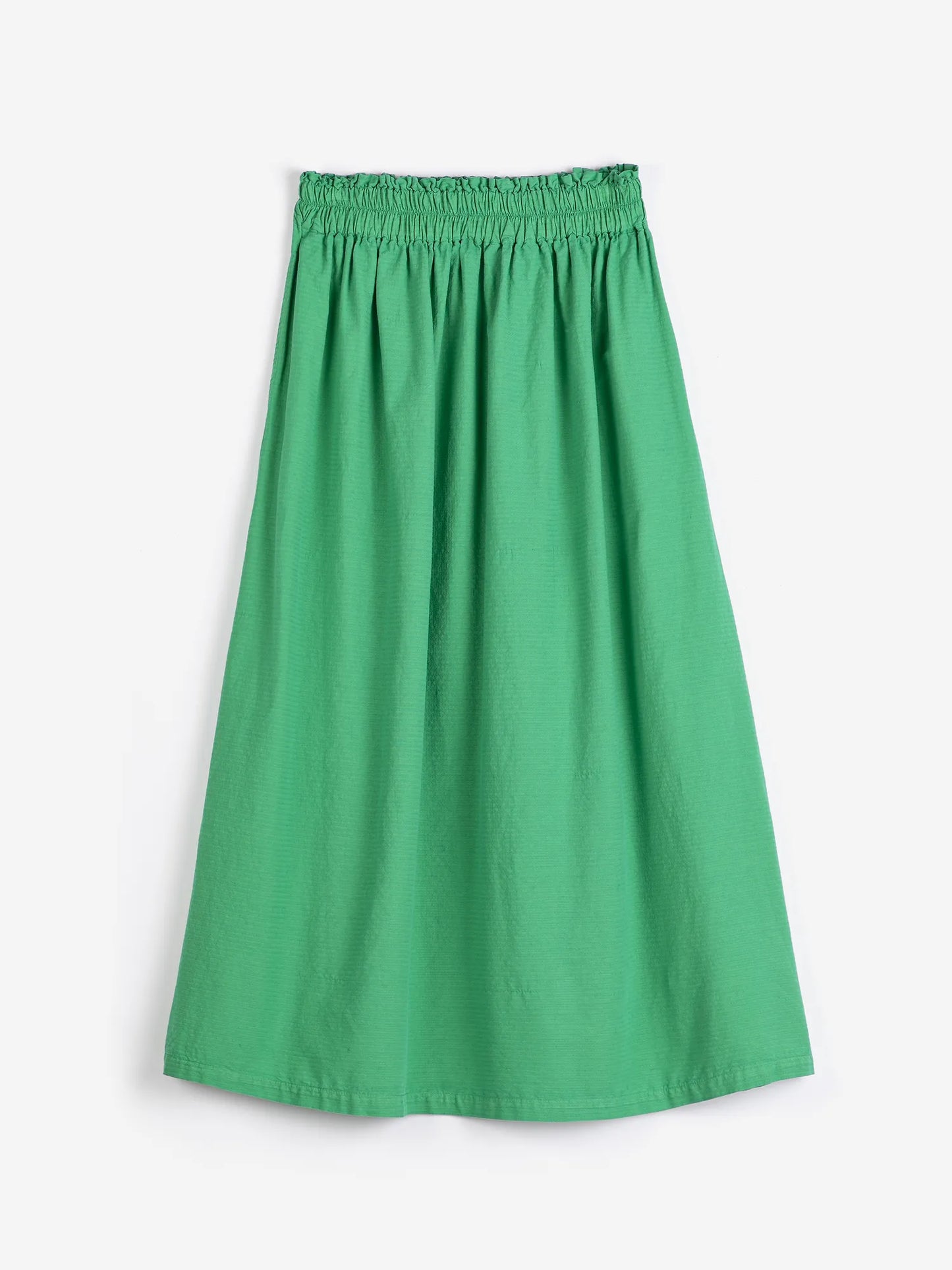 Recycled cotton evasé skirt