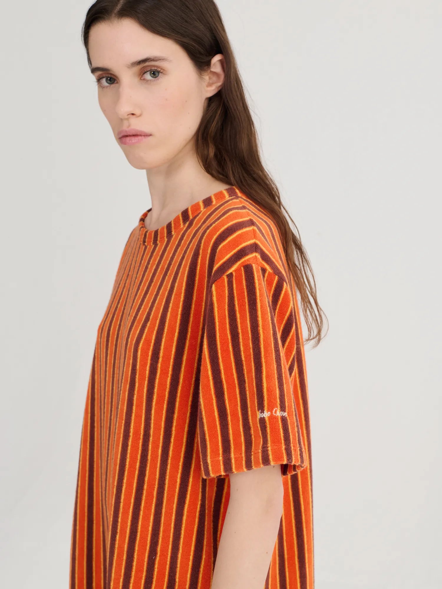 Striped terry short dress | Bobo Choses for Woman Striped terry short dress | Bobo Choses for Woman
