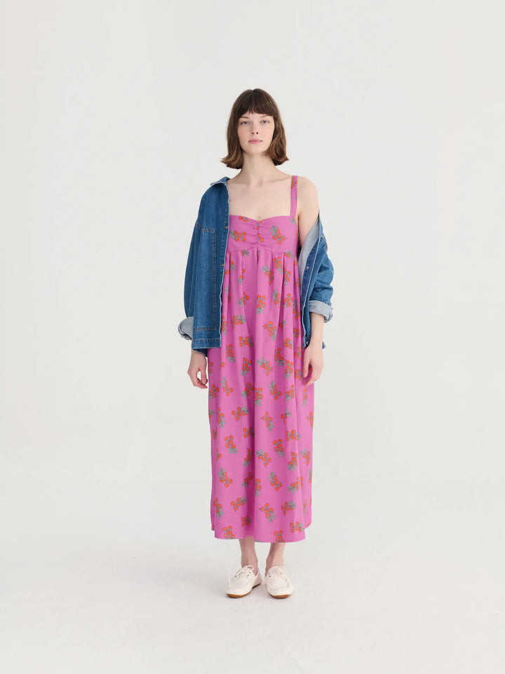Vestido de tirantes con patrón estampado Juicy Tomatoes