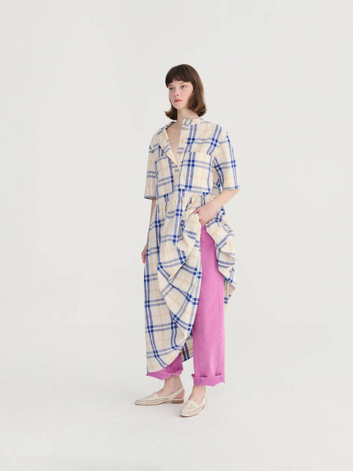 Baumwollkleid Fun Tartan