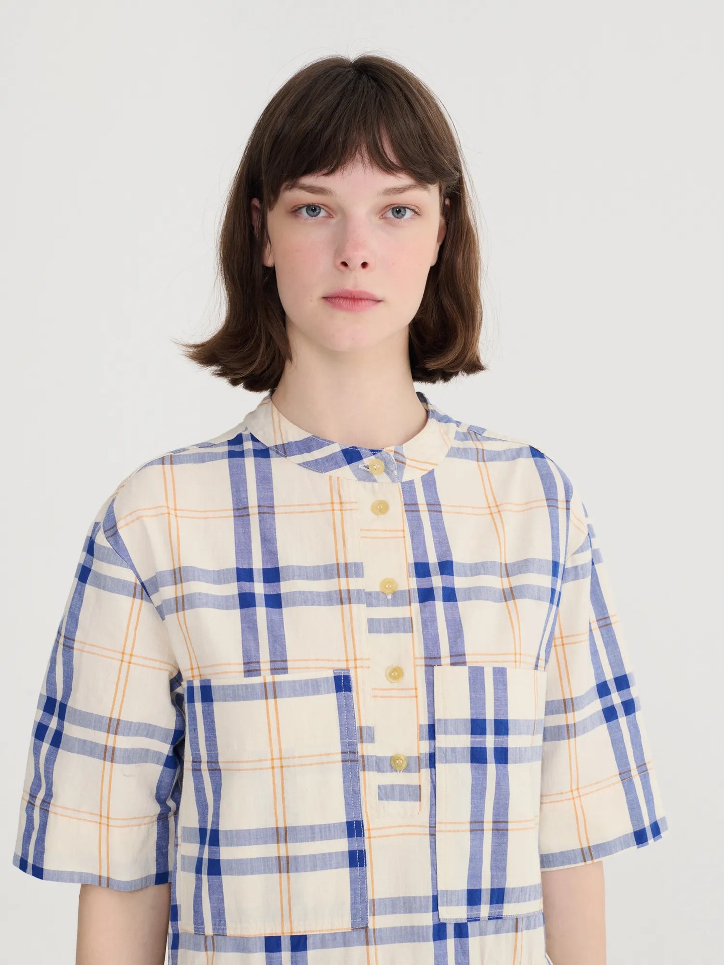 Baumwollkleid Fun Tartan