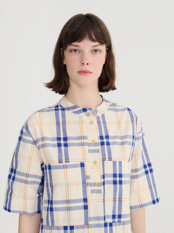 Baumwollkleid Fun Tartan