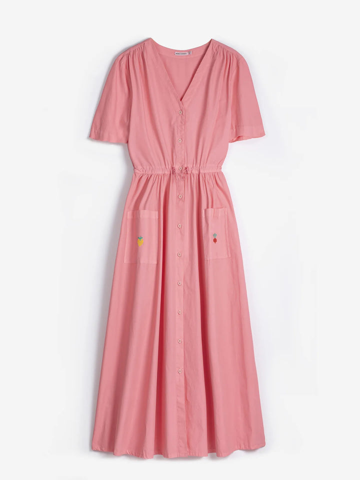 Hemdkleid mit V-Ausschnitt