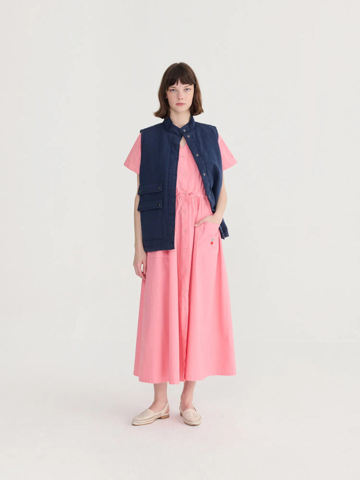 Hemdkleid mit V-Ausschnitt