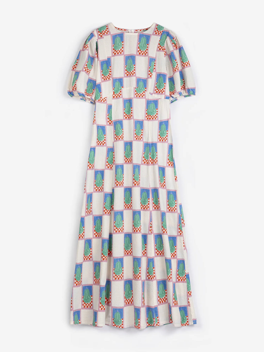 Simple Pear pattern puff sleeve dress | Bobo Choses for Woman