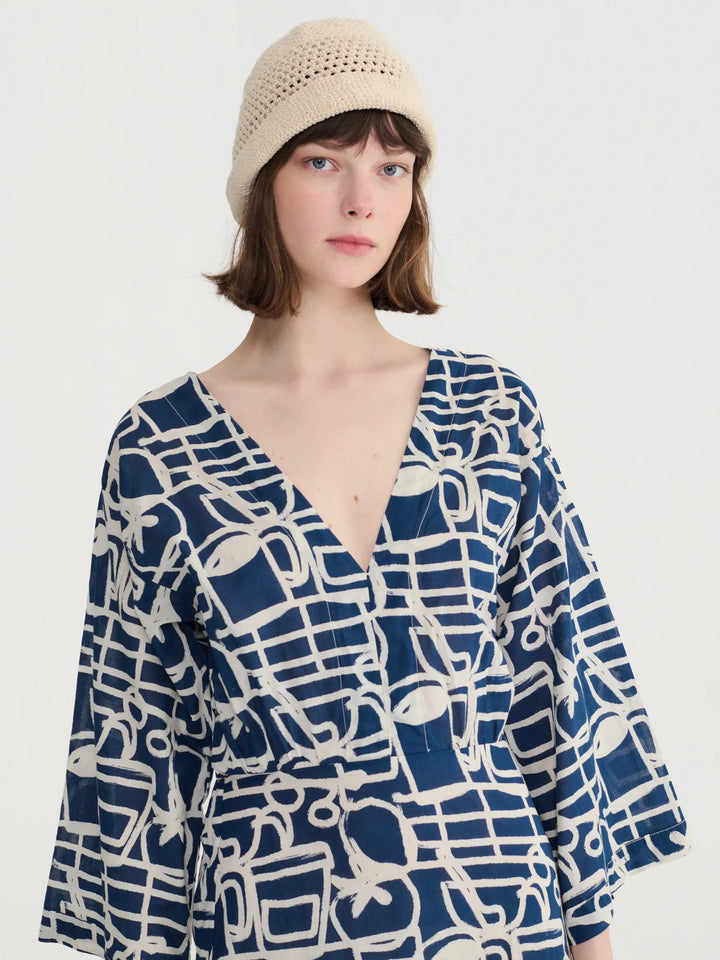 Kleid mit V-Ausschnitt Cookery Festival