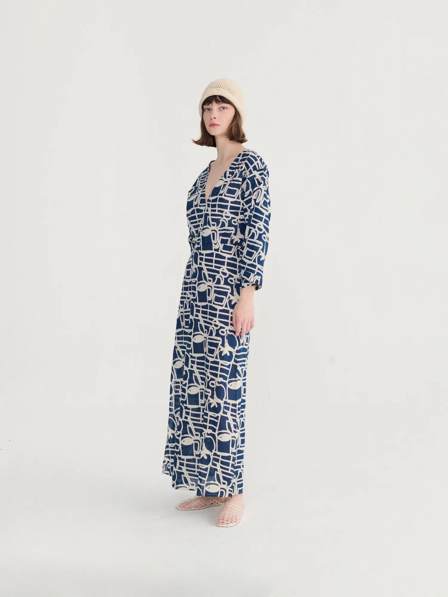 Kleid mit V-Ausschnitt Cookery Festival