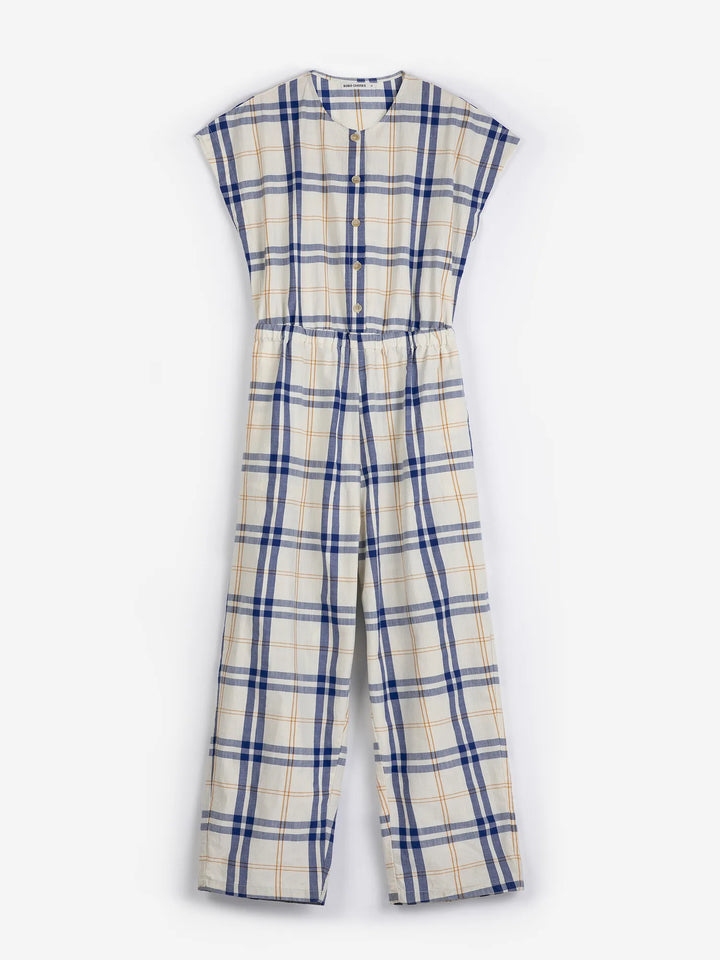 Jumpsuit Relaxed-Fit Fun Tartan