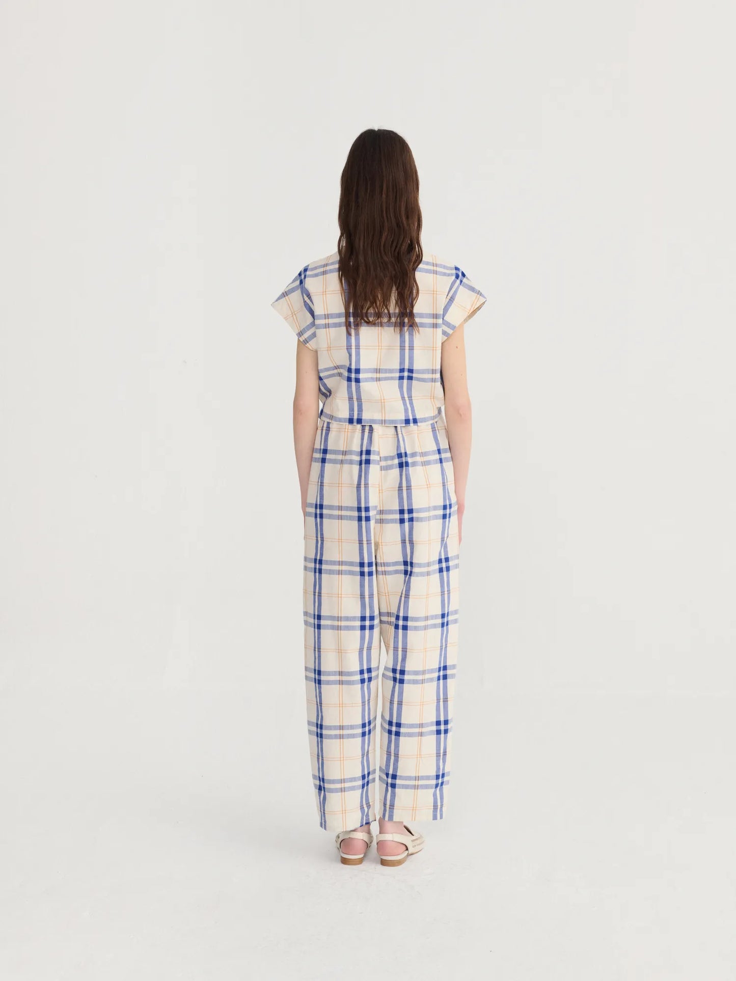 Fun Tartan relaxed jumpsuit