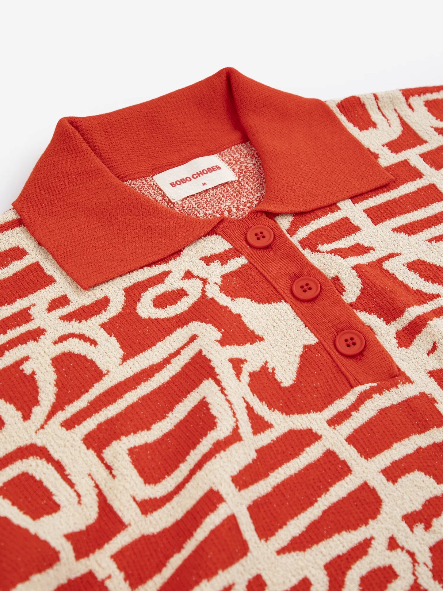Cookery festival jacquard knitted polo